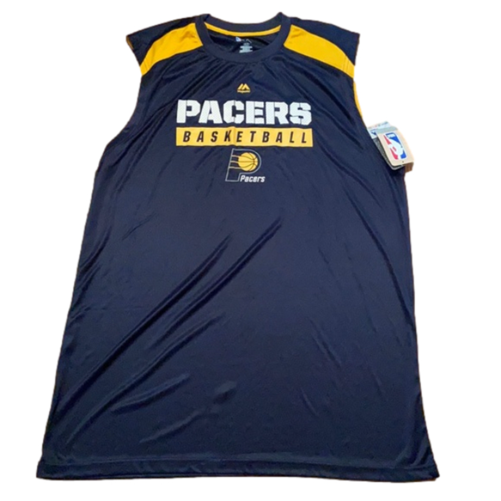 NWT Pacers Majestic NBA Indiana Jersey BIG & Tall XLT